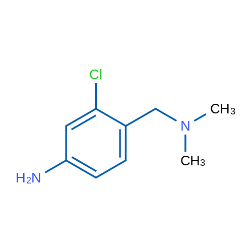 3-Chloro-4-((dimethylamino)methyl)aniline 1g