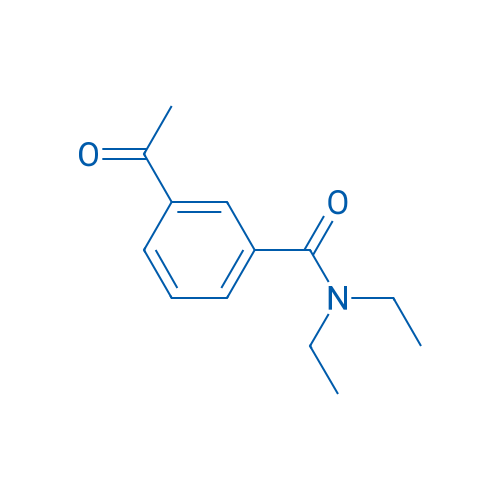 3-Acetyl-N,N-diethylbenzamide 1g