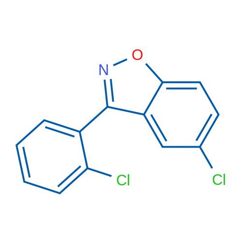 5-Chloro-3-(2-chlorophenyl)benzo[d]isoxazole 1g