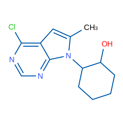 2-(4-Chloro-6-methyl-7H-pyrrolo[2,3-d]pyrimidin-7-yl)cyclohexanol 1g