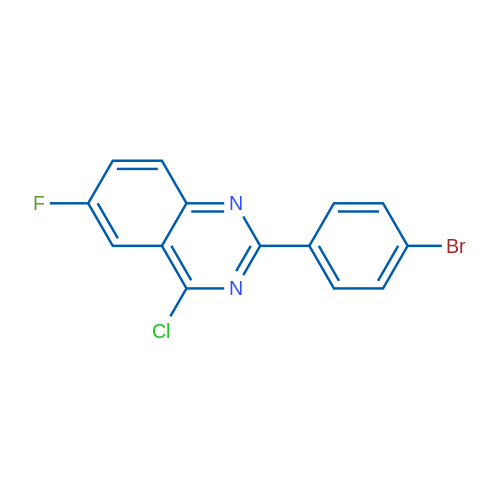 2-(4-Bromophenyl)-4-chloro-6-fluoroquinazoline 1g