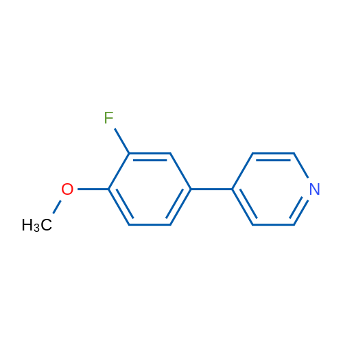 4-(3-Fluoro-4-methoxyphenyl)pyridine 1g