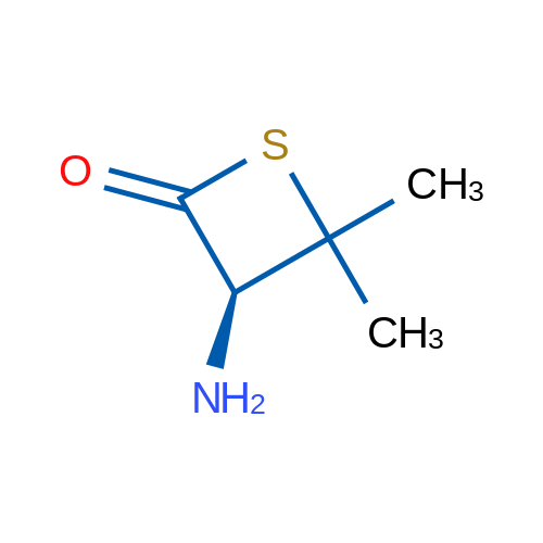 (3R)-3-Amino-4,4-dimethylthietan-2-one 1g