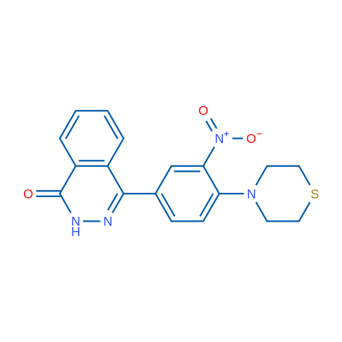 4-[3-Nitro-4-(thiomorpholin-4-yl)phenyl]-1,2-dihydrophthalazin-1-one 1g