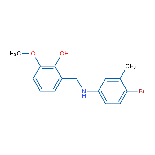 2-{[(4-bromo-3-methylphenyl)amino]methyl}-6-methoxyphenol 1g
