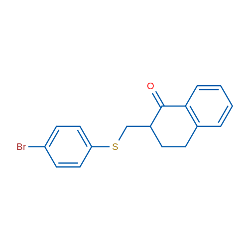 2-{[(4-bromophenyl)sulfanyl]methyl}-1,2,3,4-tetrahydronaphthalen-1-one 1g