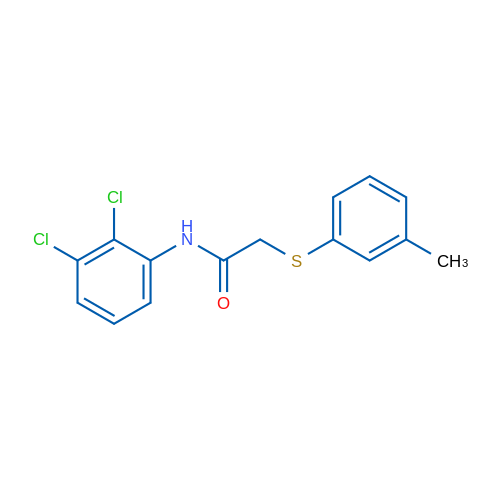N-(2,3-Dichlorophenyl)-2-[(3-methylphenyl)sulfanyl]acetamide 1g
