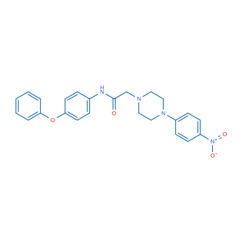 2-[4-(4-Nitrophenyl)piperazin-1-yl]-N-(4-phenoxyphenyl)acetamide 1g