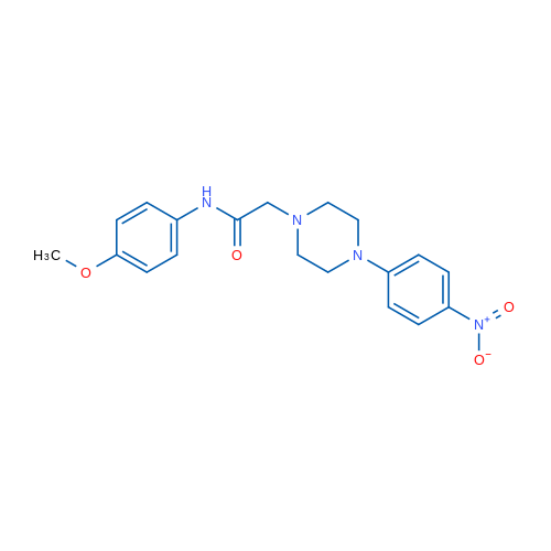 N-(4-Methoxyphenyl)-2-[4-(4-nitrophenyl)piperazin-1-yl]acetamide 1g