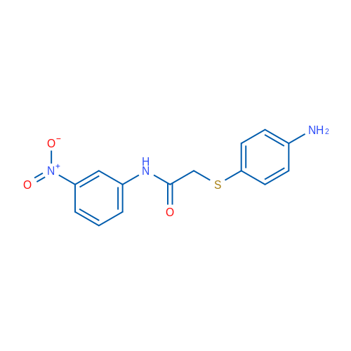 2-[(4-Aminophenyl)sulfanyl]-N-(3-nitrophenyl)acetamide 2mg