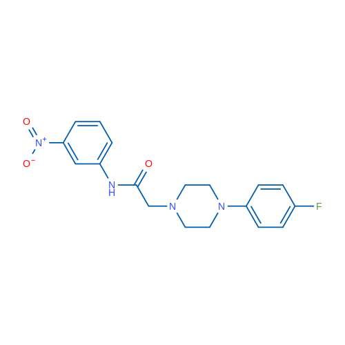 2-[4-(4-Fluorophenyl)piperazin-1-yl]-N-(3-nitrophenyl)acetamide 1g