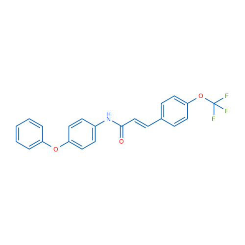 (2E)-N-(4-Phenoxyphenyl)-3-[4-(trifluoromethoxy)phenyl]prop-2-enamide 1g