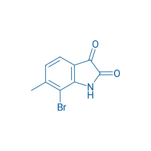 7-Bromo-6-methylindoline-2,3-dione 250mg