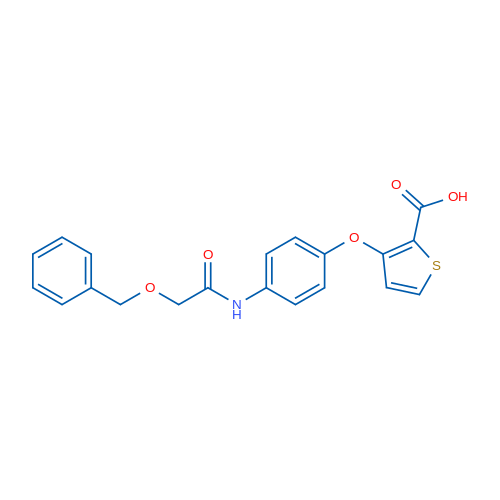 3-{4-[2-(benzyloxy)acetamido]phenoxy}thiophene-2-carboxylic acid 1g