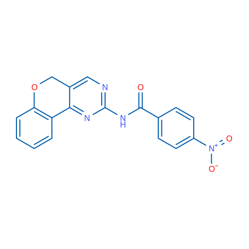 N-{5H-chromeno[4,3-d]pyrimidin-2-yl}-4-nitrobenzamide 1g