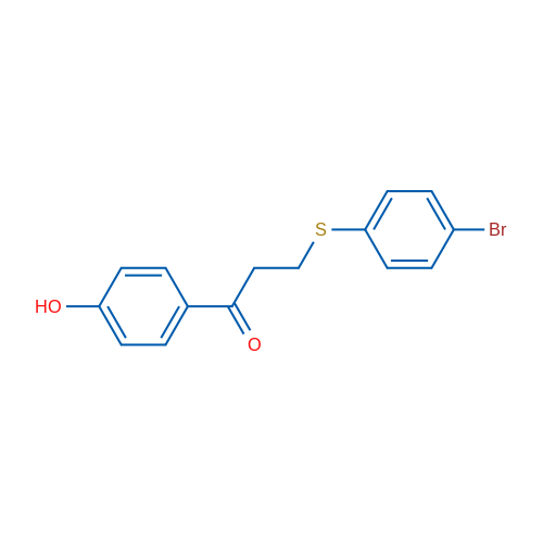 3-[(4-Bromophenyl)sulfanyl]-1-(4-hydroxyphenyl)propan-1-one 1g