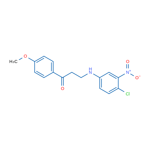 3-[(4-Chloro-3-nitrophenyl)amino]-1-(4-methoxyphenyl)propan-1-one 2mg