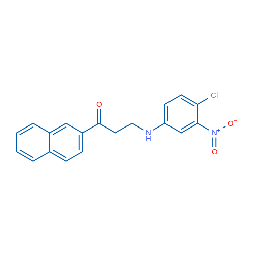 3-[(4-Chloro-3-nitrophenyl)amino]-1-(naphthalen-2-yl)propan-1-one 1g