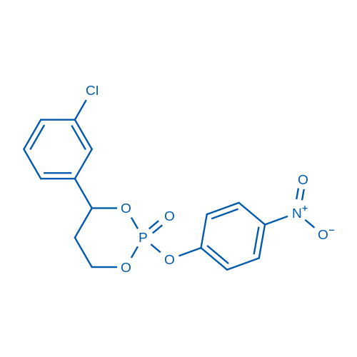 4-(3-Chlorophenyl)-2-(4-nitrophenoxy)-1,3,2-dioxaphosphinane 2-oxide 1g