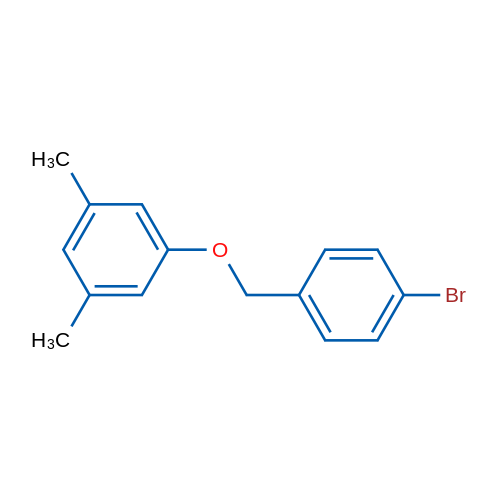 1-((4-Bromobenzyl)oxy)-3,5-dimethylbenzene 1g