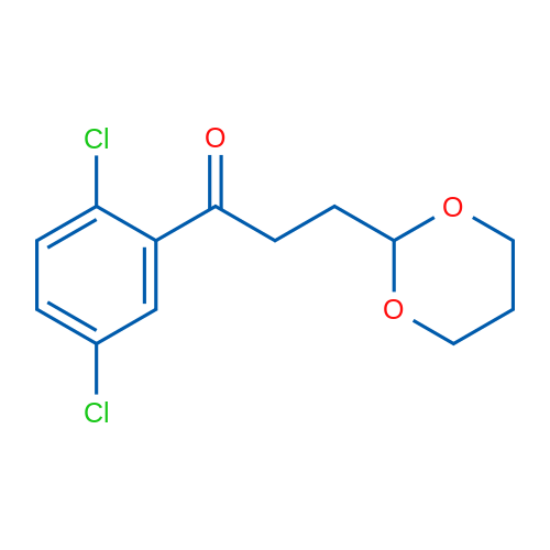 2',5'-Dichloro-3-(1,3-dioxan-2-yl)propiophenone 1g