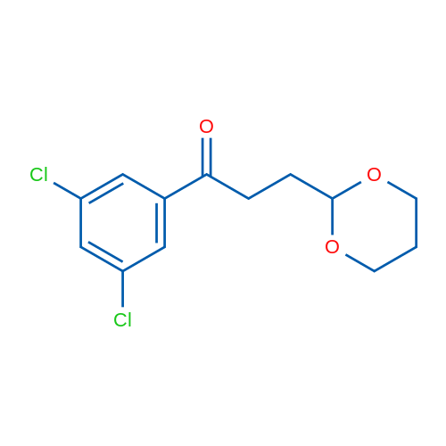 3',5'-Dichloro-3-(1,3-dioxan-2-yl)propiophenone 1g