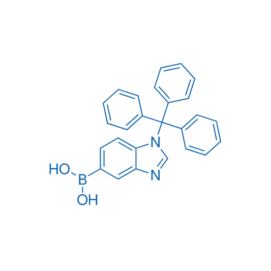 (1-Trityl-1H-benzo[d]imidazol-5-yl)boronic acid 1g