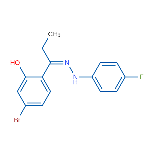 5-Bromo-2-[1-[(4-fluorophenyl)hydrazono]propyl]phenol 1g