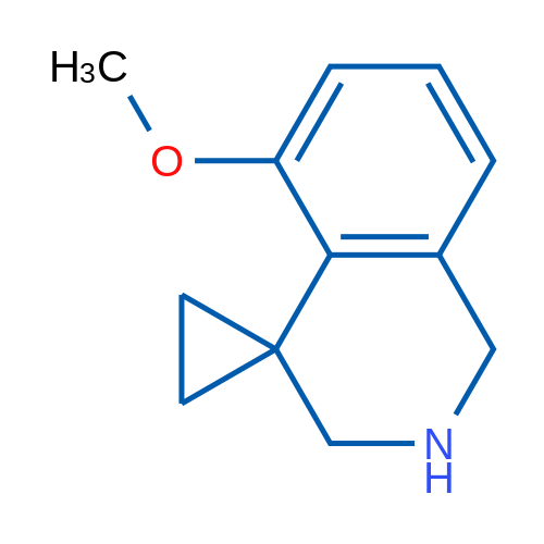 5'-Methoxy-2',3'-dihydro-1'H-spiro[cyclopropane-1,4'-isoquinoline] 1g