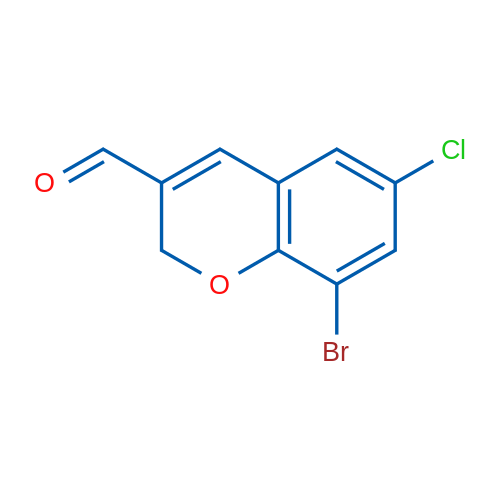 8-Bromo-6-chloro-2H-chromene-3-carbaldehyde 1g