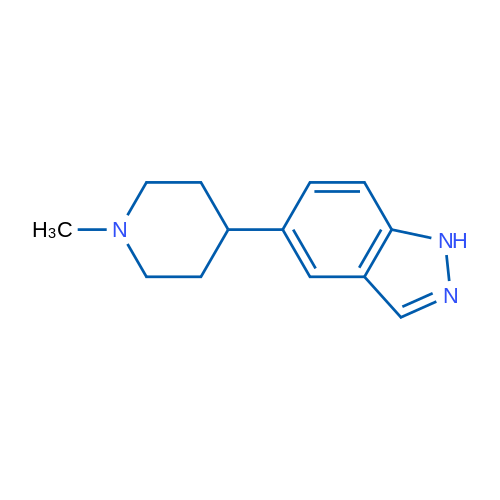 5-(1-Methylpiperidin-4-yl)-1H-indazole 250mg