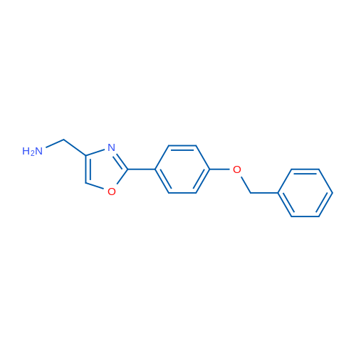 (2-(4-(Benzyloxy)phenyl)oxazol-4-yl)methanamine 1g
