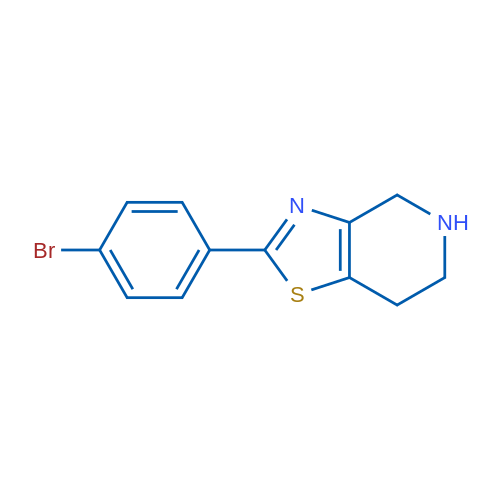 2-(4-Bromophenyl)-4,5,6,7-tetrahydrothiazolo[4,5-c]pyridine 1g