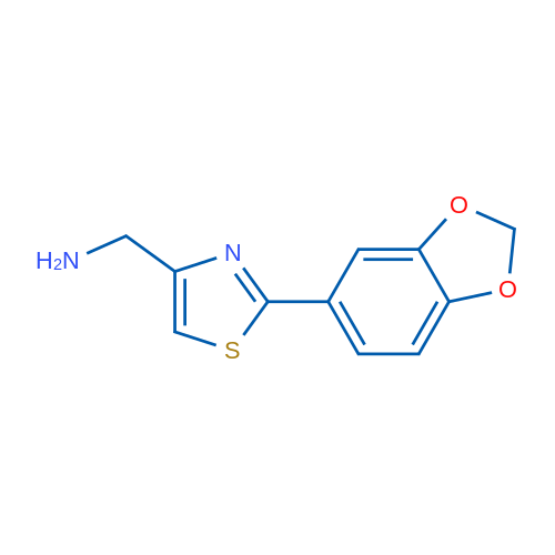 (2-(Benzo[d][1,3]dioxol-5-yl)thiazol-4-yl)methanamine 1g