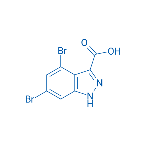 4,6-Dibromo-1H-indazole-3-carboxylic acid 1g