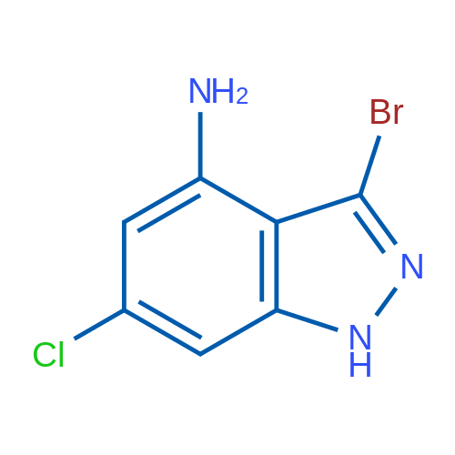 3-Bromo-6-chloro-1H-indazol-4-amine 1g