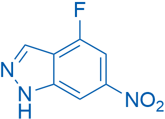 4-Fluoro-6-nitro-1H-indazole 100mg