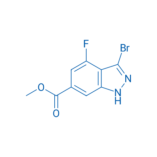 Methyl 3-bromo-4-fluoro-1H-indazole-6-carboxylate 100mg