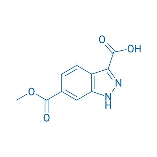 6-(Methoxycarbonyl)-1H-indazole-3-carboxylic acid 250mg