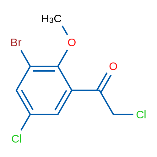 1-(3-Bromo-5-chloro-2-methoxyphenyl)-2-chloroethan-1-one 5g