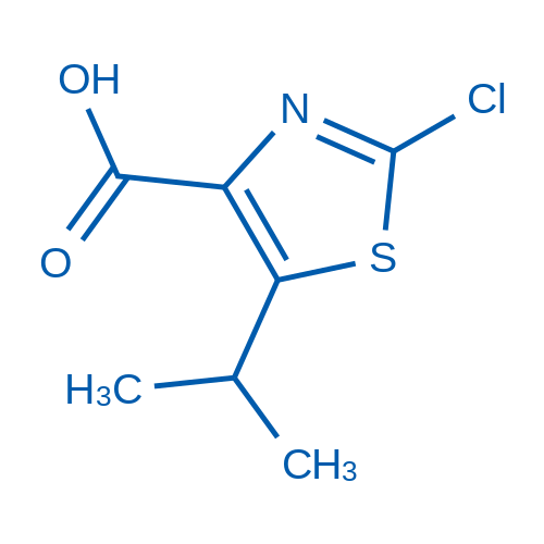 2-Chloro-5-isopropylthiazole-4-carboxylic acid 250mg