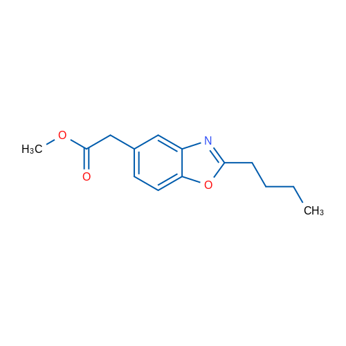 Methyl 2-(2-butylbenzo[d]oxazol-5-yl)acetate 1g