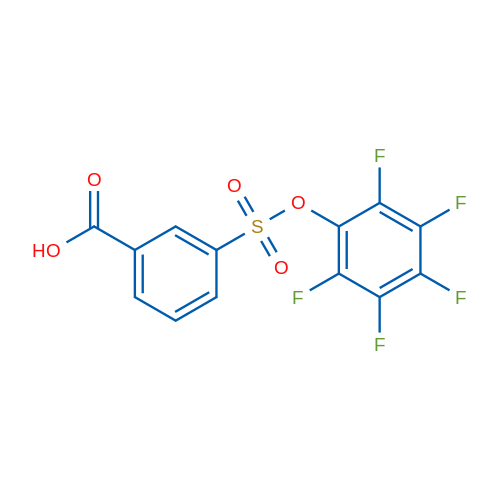 3-[(2,3,4,5,6-Pentafluorophenoxy)sulfonyl]benzoic acid 5g