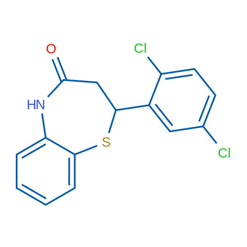 2-(2,5-Dichlorophenyl)-2,3-dihydrobenzo[b][1,4]thiazepin-4(5H)-one 5g