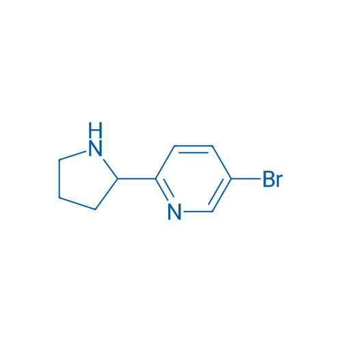 5-Bromo-2-(pyrrolidin-2-yl)pyridine 250mg