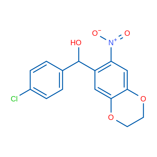 (4-Chlorophenyl)(7-nitro-2,3-dihydrobenzo[b][1,4]dioxin-6-yl)methanol 1g