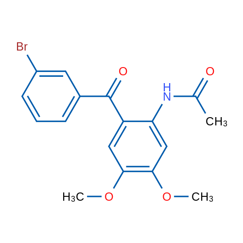 N-(2-(3-Bromobenzoyl)-4,5-dimethoxyphenyl)acetamide 1g