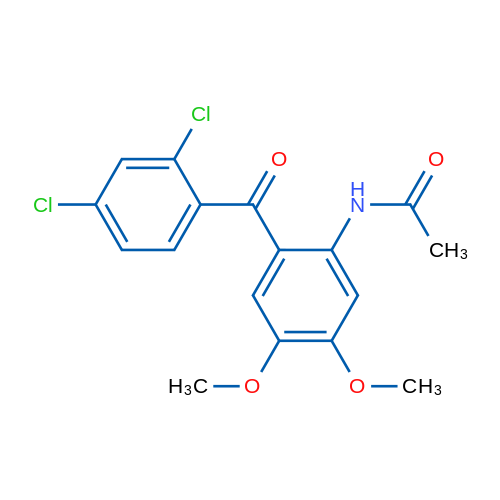 N-(2-(2,4-Dichlorobenzoyl)-4,5-dimethoxyphenyl)acetamide 1g