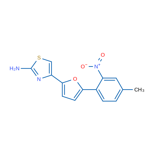 4-(5-(4-Methyl-2-nitrophenyl)furan-2-yl)thiazol-2-amine 1g