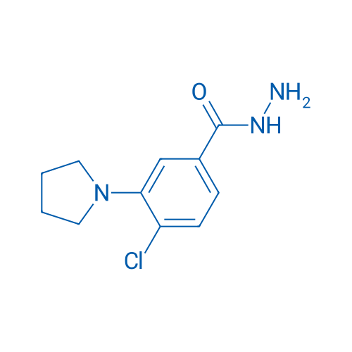 4-Chloro-3-(pyrrolidin-1-yl)benzohydrazide 1g
